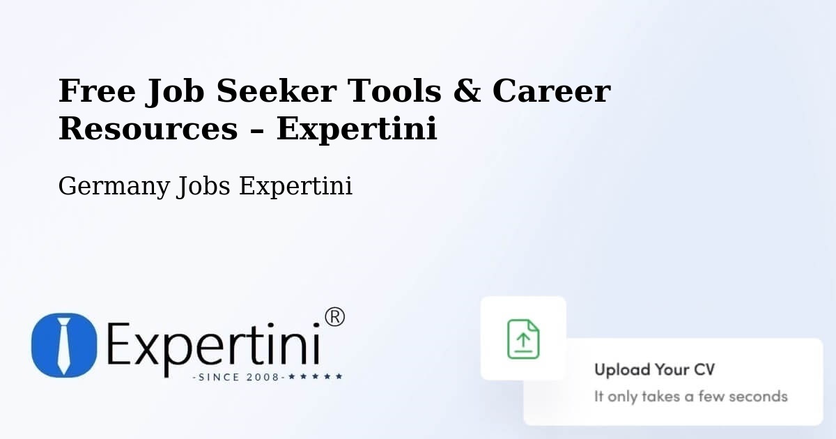 Free Job Seeker Tools & Career Resources – Coppenbrügge - Coppenbrügge, Germany Jobs Expertini